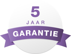 5 jaar garantie bij Shutterkoning