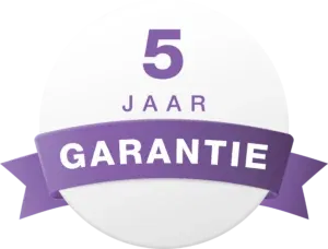 5 jaar garantie bij Shutterkoning