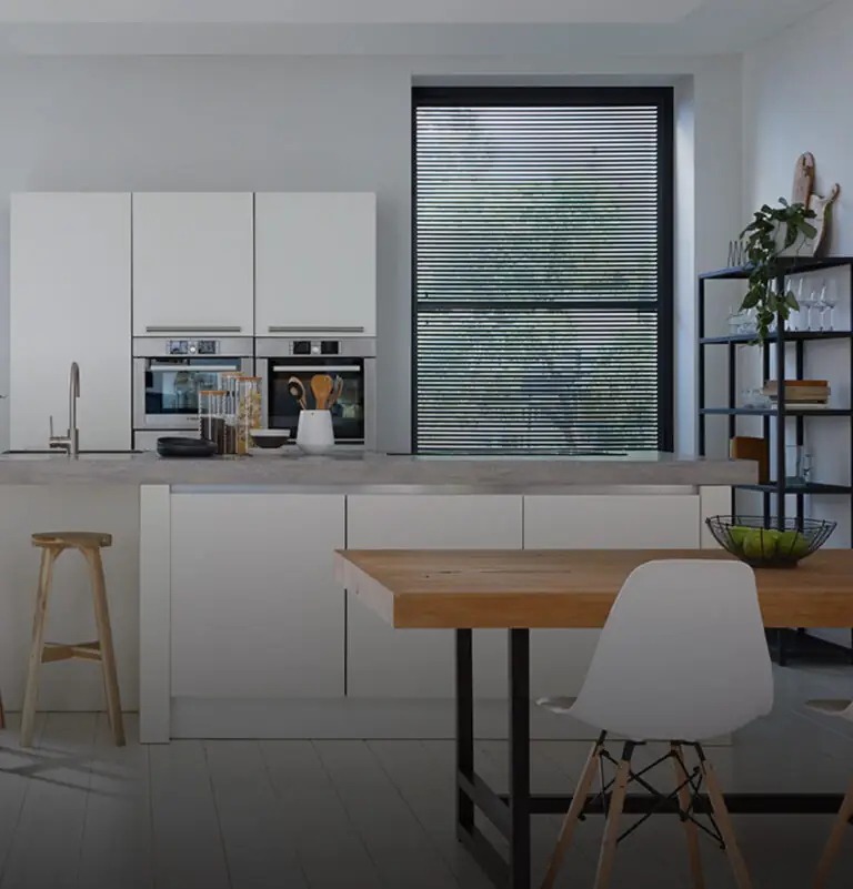 Klik shutters in keuken